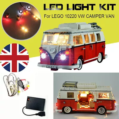 Buy Updated Lighting Kit For Creator The Volkswagen T1 Camper Van LEGOs 10220 VW Bus • 19.19£