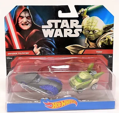 Buy Hot Wheels Emperor Palpatine & Yoda Star Wars Character Car Vehicle Diecast Toy • 9.98£