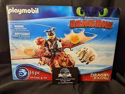 Buy Playmobil 70729 How To Train Your Dragon: Dragon Racing Fishlegs And Meatlug • 28£