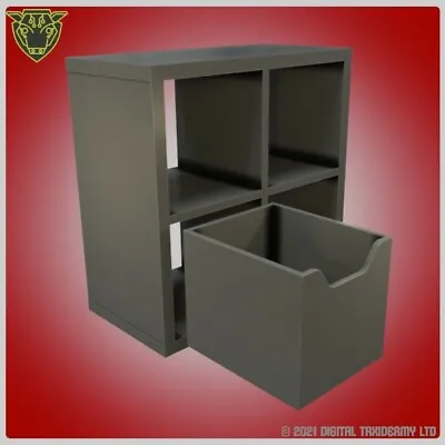 Buy  Barbie Ikea Kallax Shelf Unit 1-6 Dolls House Replica Modern Cindy Studio 1/12 • 7.99£