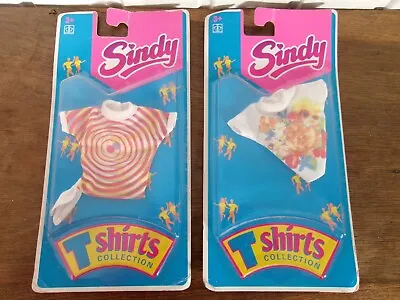 Buy Vintage 1993 SINDY Hasbro 1993 Doll Collection T-Shirts Clothing On Cardboard • 40.16£