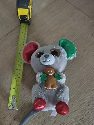 Buy Ty Beanie Mouse With Gingerbread Man • 0.99£