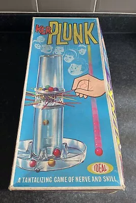 Buy KerPlunk Board Game 1967 Ideal Complete Original Vintage Ker-Plunk Complete • 27.99£