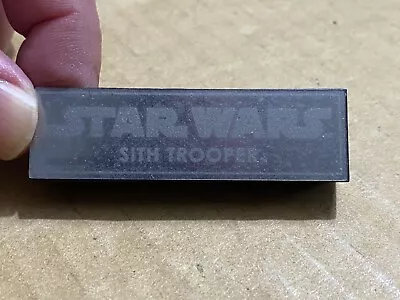 Buy Hot Toys Star Wars SITH TROOPER Nameplate • 12.99£