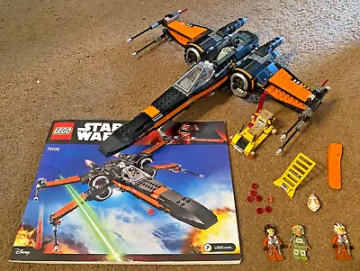 Buy LEGO Star Wars Poe’s X-wing Fighter 75102 Complete With Instructions & Stand BB8 • 50£