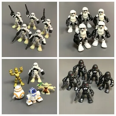 Buy Lot Playskool Star Wars Galactic Heroes Jedi Force Clone Trooper BB8 Figure Toys • 9£