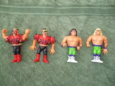 Buy 4 Wwf Hasbro Wrestling Figures,the Rockers+legion Of Doom. Hbk, Etc.uk Post Only • 11.99£