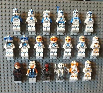 Buy Lego Star Wars Clone Troopers Bundle,501st,anakin,ahsoka, Maul,cody,grevious Etc • 115£