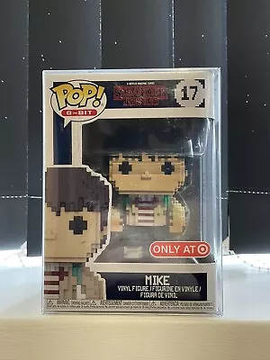 Buy Funko Pop! Stranger Things 8bit Mike (17) With Exclusive Sticker And Protector! • 14.99£