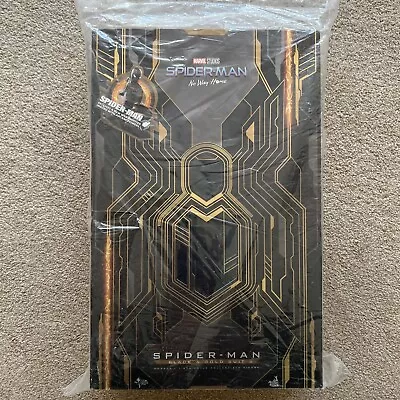 Buy Hot Toys Spiderman Far From Home MMS604 Black And Gold Suit Collectors Figure • 169£