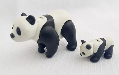 Buy Playmobil Panda Bears Wild Animal Zoo, Lot Of 2, Mama + Cub • 2.50£