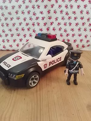 Buy Playmobil City Action Police Car With Flashing Lights • 9.99£
