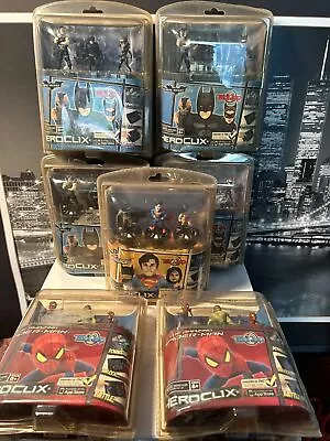 Buy Neca Heroclix Marvel Lot Of 7 Packages NEW DC Comics Spider-Man Batman Superman • 46.41£