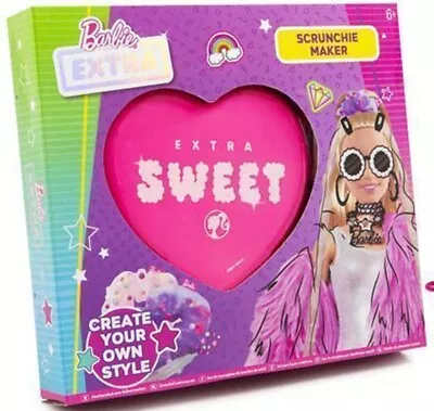 Buy *NEW* Barbie Extra Scrunchie Maker Craft Activity Set - 6+ (DAMAGED BOX) • 8.50£