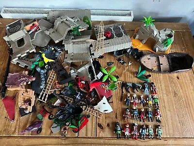 Buy Large Collection Of PlayMobil (Castle And Knights With Pirates And Ship) • 24.99£