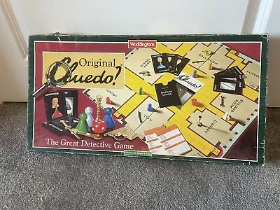 Buy Vintage Original Cluedo Detective Game 1995 By Waddingtons. Complete See Descrip • 10.95£