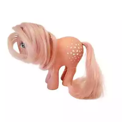 Buy Vintage My Little Pony Hasbro Cotton Candy Pink White Dots Cutie Mark MLP G1 80s • 15.46£