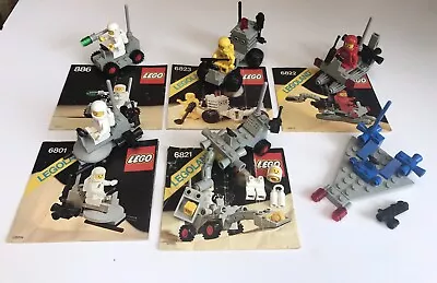 Buy Vintage Lego Space Bundle Inc Sets  886, 6821, 6822, 6823, 6801 And 6803 • 19.99£
