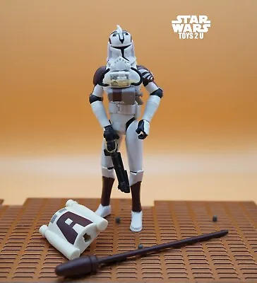 Buy Star Wars Figure 2008 Animated Clone Wars Clone Trooper (with Space Gear) /* • 13.99£