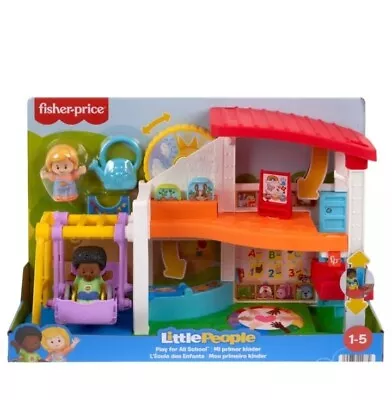 Buy FISHER PRICE • Little People Play For All School Toddler Playset With Figures • 28.95£
