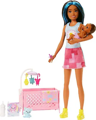 Buy Barbie - Doll Barbie Skipper Babysitter FHY97 • 39.82£