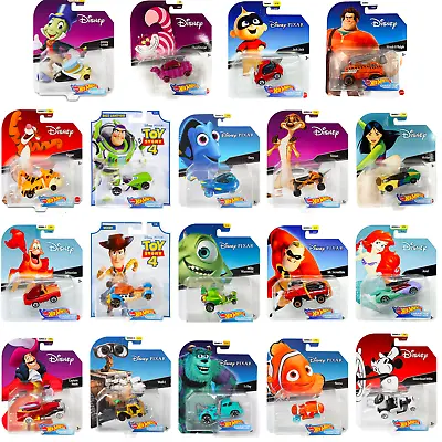 Buy Hot Wheels Disney Pixar Diecast Character Cars - Official Licenced 1/64 Scale • 6.99£