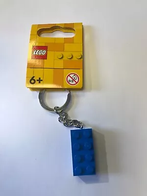 Buy Lego Blue 4x2 Stud Brick Keyring 850152 Blue Brick - BNWT • 4.95£