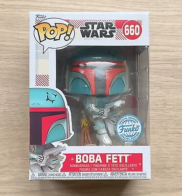 Buy Funko Pop Star Wars Boba Fett Reimagined #660 + Free Protector • 29.99£
