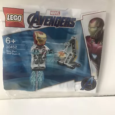 Buy LEGO MARVEL 30452 Avengers Iron Man & Dum-E  Polybag (Brand New And Sealed) • 5.99£