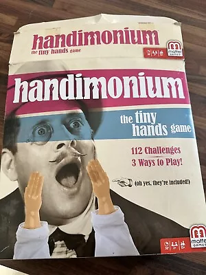Buy Mattel Handimonium Game - The Tiny Hands Game - 100% Complete • 25£
