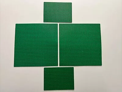 Buy 2 X Lego Baseplate 32 X 32 Studs Two Genuine Lego Base Plates Green & 16 X 22 S6 • 13.95£