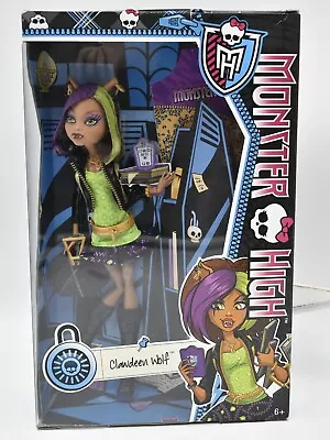Buy 2013 Monster High Clawdeen Wolf New Scaremester Doll X4614 NRFB Mattel Doll • 128.71£