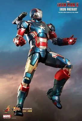 Buy Hot Toys 1/6 Iron Man 3 Mms195d01 Die-cast Iron Patriot Movie Action Figure • 365.99£