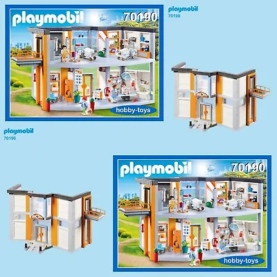 Buy * PLAYMOBIL 70190 Hospital / Clinic 70191 6445 9848 * SPARE PARTS SERVICE * • 1.19£
