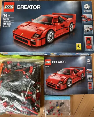 Buy Lego Creator Expert Ferrari F40 10248 Complete With Original Box F/S Japan Used • 217.15£