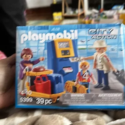 Buy Playmobil 5399 City Action Family At Check-in 39 Pcs 6 Figurines DENTED BOX Z193 • 5£