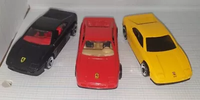 Buy Hotwheels Ferrari 458 Italia X3 Red Black Yellow Diecast Car • 11£