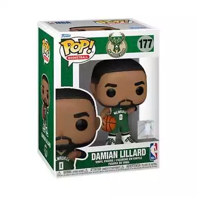 Buy PREORDER #177 Damian Lillard Milwaukee Bucks NBA Legends Funko POP - Genuine New • 27.99£