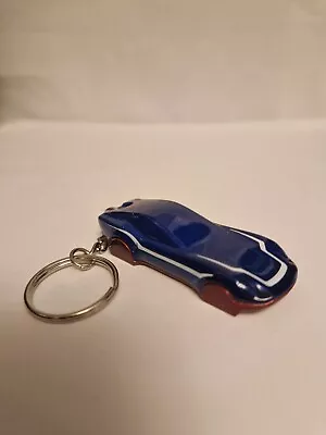 Buy UPCYCLEDHotWheels Keyring/keychain/backpack Decoration.Coupe Clip Blue/red/white • 12£