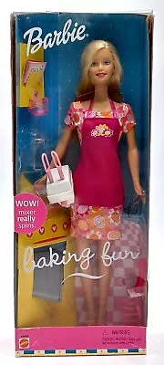 Buy 2001 Baking Fun Barbie Doll / Kitchen Fairy With Accessories / Mattel 52639, NrfB • 46.23£