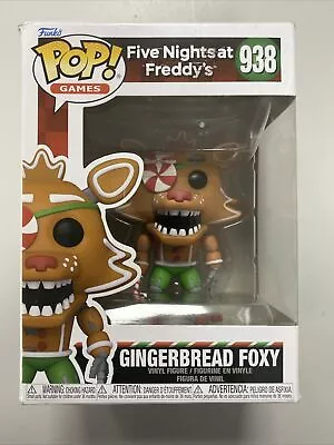 Buy Funko Pop Vinyl Five Nights At Freddys FNAF Holiday Gingerbread Foxy 938 Figure • 14.99£