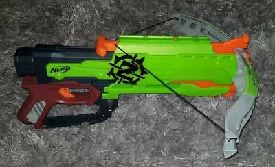 Buy Nerf Gun Zombie Strike Crossfire Bow 4 Shot Pistol + Bullets • 12.50£