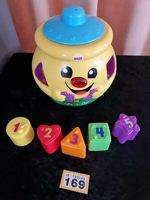 Buy Fisher-Price Laugh & Learn Cookie Jar Shape Surprise Lights Sounds Interactive  • 12.99£