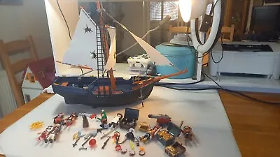 Buy Playmobil Pirate Corsair Ship 5810 Plus 8 Figures And Accessories.  Used. • 24.99£