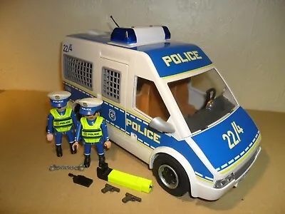Buy PLAYMOBIL POLICE RIOT VAN 70899 COMPLETE (Lights+Sounds,SWAT Tuck) • 17.49£