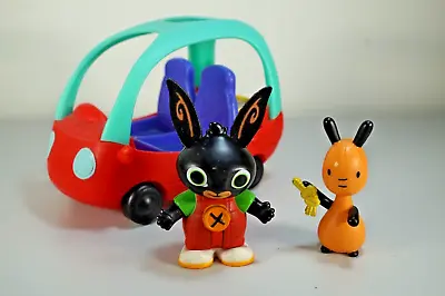 Buy Fisher Price Mattel Bing Bunny Flop’s Car Vehicle Play Set Great! • 14.95£