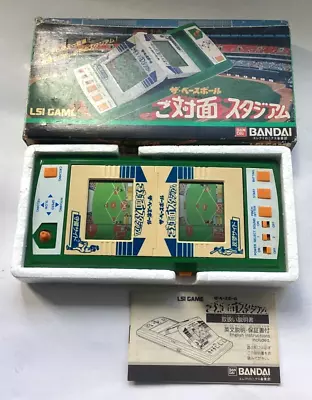 Buy Vintage 1984 BANDAI - BASEBALL MEETING STADIUM - LCD Game (Near Mint Condition) • 85£