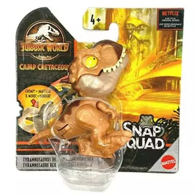 Buy Jurassic World Snap Squad Camp Cretaceous T-Rex Tyrannosaurus New Mattel • 8.99£