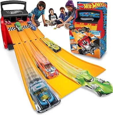 Buy Hot Wheels 2-IN-1 Store 'n' Go 20 Car Carry Storage Case With Launcher. • 29.99£