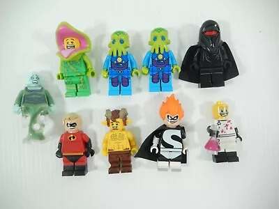 Buy Bundle 9 Lego Minifigures  Aliens / Incredible / Scientist / Plant Monster Etc • 17£